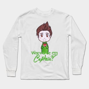 Nivanfield "Wanna be my captain?" ♥ Long Sleeve T-Shirt